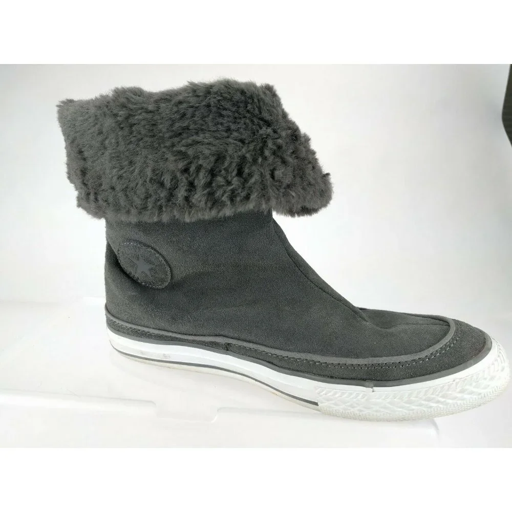 Kid's Converse CT Bev Boots High 626054C Gray/Charcoal Brand Size Juniors 5.5